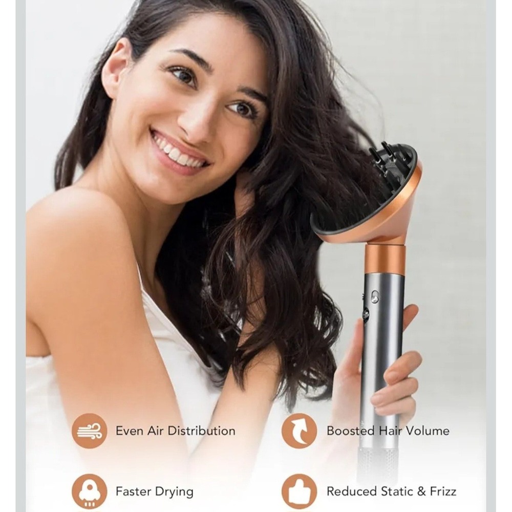 Dyson Airwrap Hair Diffuser Attachment For Models HS01 HS03 HS05 Copper NEW - Picture 6 of 10